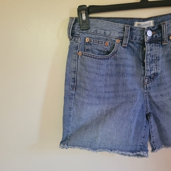 Madewell Cutoff High-waist Denin Shorts Size 26 - Picture 2 of 11